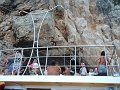 57 Fels vom Boot aus